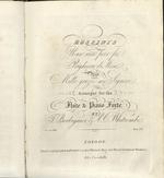 Rossini's Una voce poco fa. Prèghiera di Mose And Mille grazie, mio Signore. Arranged for the Flute & Piano Forte, by T. Berbiguier & A.C. Whitcombe.